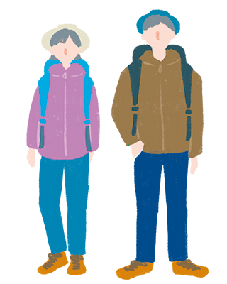 ハイキング用服